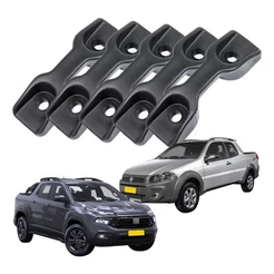 Kit 5 Gancho Caçamba Fiat Strada 1998 A 2021 Toro