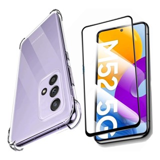 Capa Case Capinha Anti Impacto Para Galaxy M52 + Película 3D Vidro Temperado