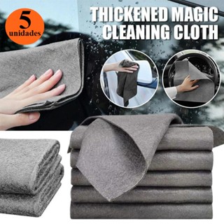 Pano Magica Multiuso Sem Pelos e Fiapos Para Carro Domésticos Flanela De Limpeza Microfibr...