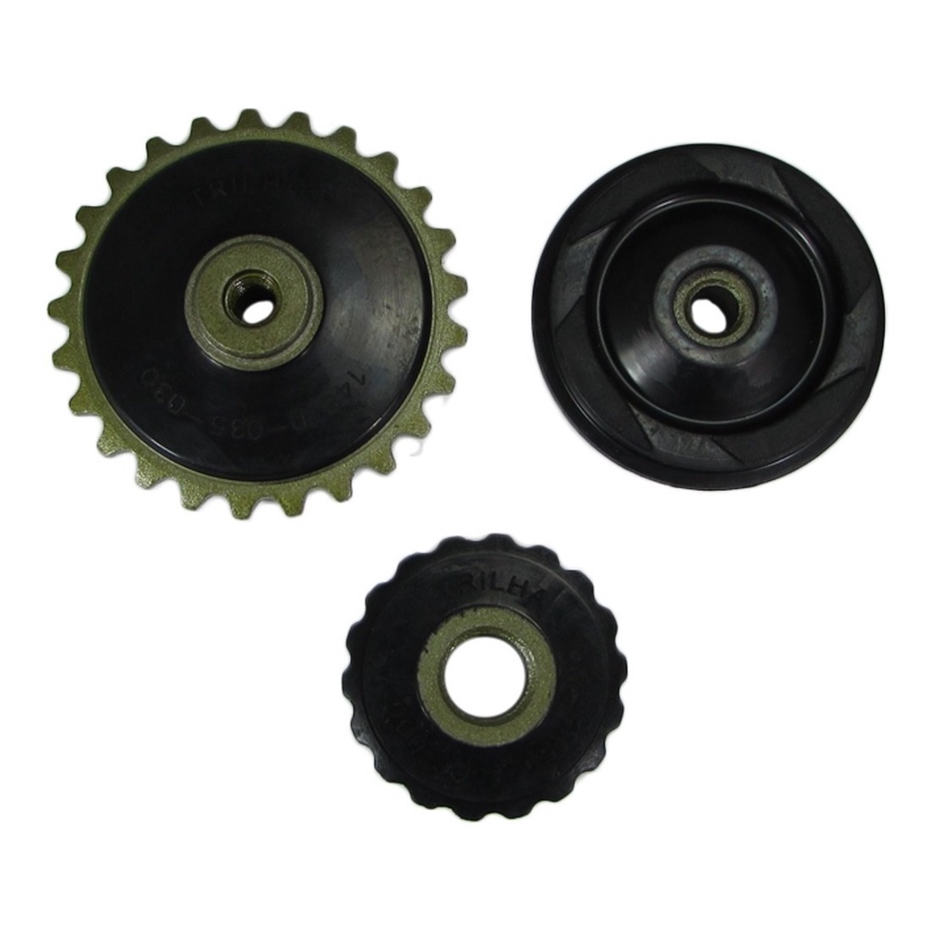 Kit Tensor Guia Corrente Comando 3 Pçs Biz Pop Dream Web 100