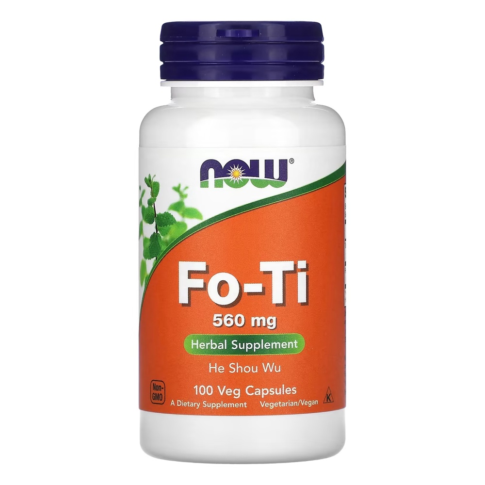 Fo-Ti 560mg (He Shou Wu) Now Foods 100Veg Caps Importado em Oferta na Shopee