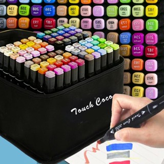 Caneta Marcadora 24,48,80 Cores Com Ponta Dupla Arte Infantil Fornece Tinta Cor Desenho À Prova D