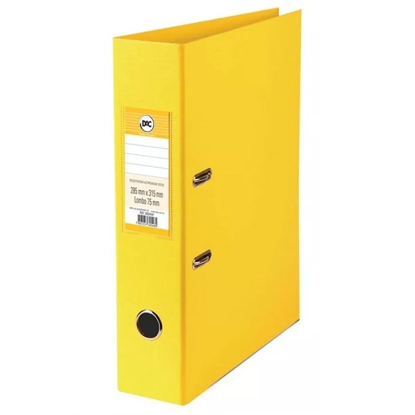 Pasta Fichario Registradora AZ com Lombo 75MM Oficio A4 DAC