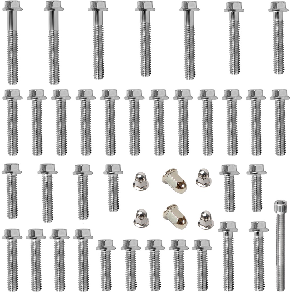 Kit parafusos motor completo CRF230F 2007 a 2020 CRF230 Nacional (externos)