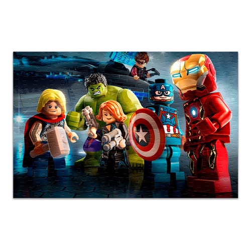 Quebra-cabeça Personalizado Lego Avengers 120 Peças