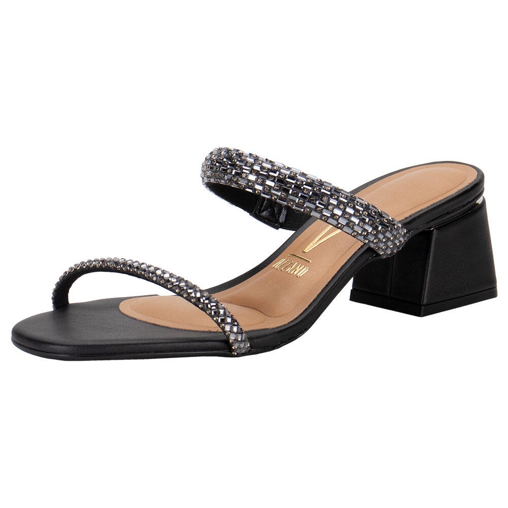 Tamanco Feminino Salto Grosso Vizzano - 6428134