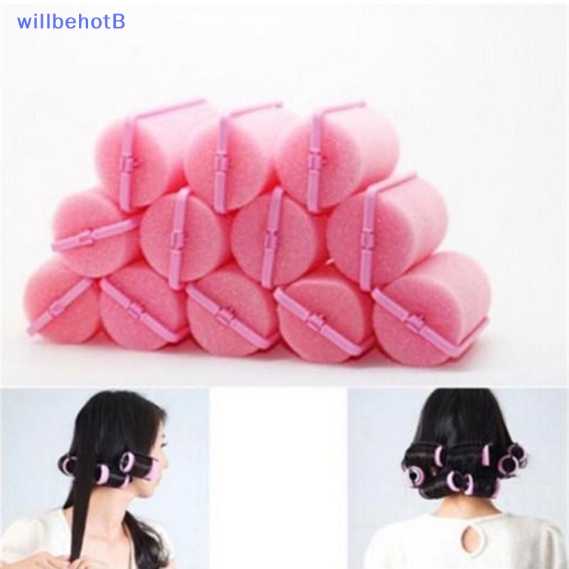 [WillbehotB] 1 Conjunto De Rolos De Almofada De Espuma Esponja Para Cuidados Com Os Cabelos Estilo Vintage Modelador Mac em Oferta na Shopee