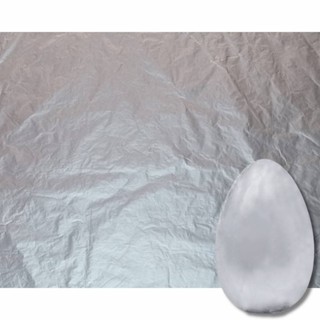 40 Papel Chumbo 40x50 Cm Prata Folha Embalagem P/ Ovo De Páscoa em Oferta na Shopee