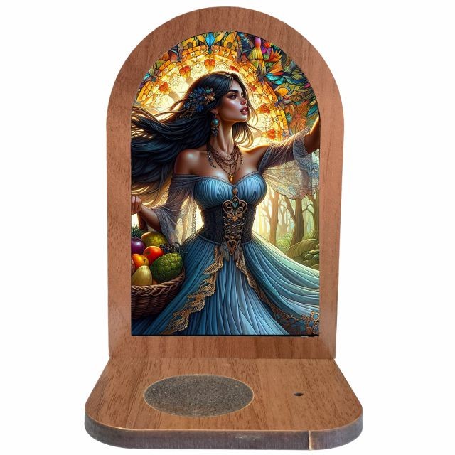 Altar Congá Cigana Sarita - Arte Estilo Vitral