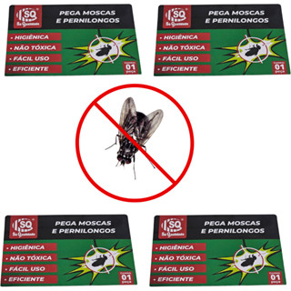 KIT com 5/10/20 UNIDADE Adesiva C/ Aroma Cola Mosca Mosquito, muito eficaz. em Oferta na Shopee