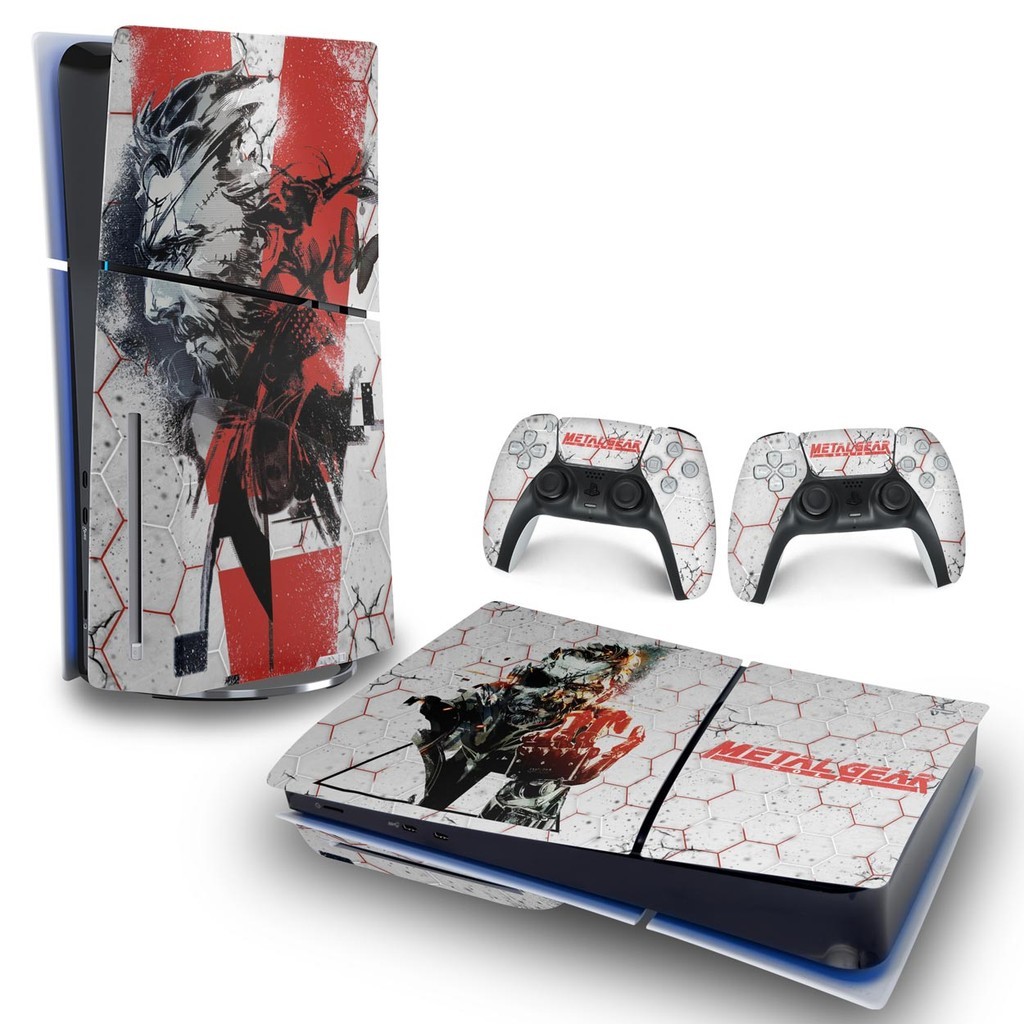 Skin PS5 Slim Adesivo Horizontal - Metal Gear Solid