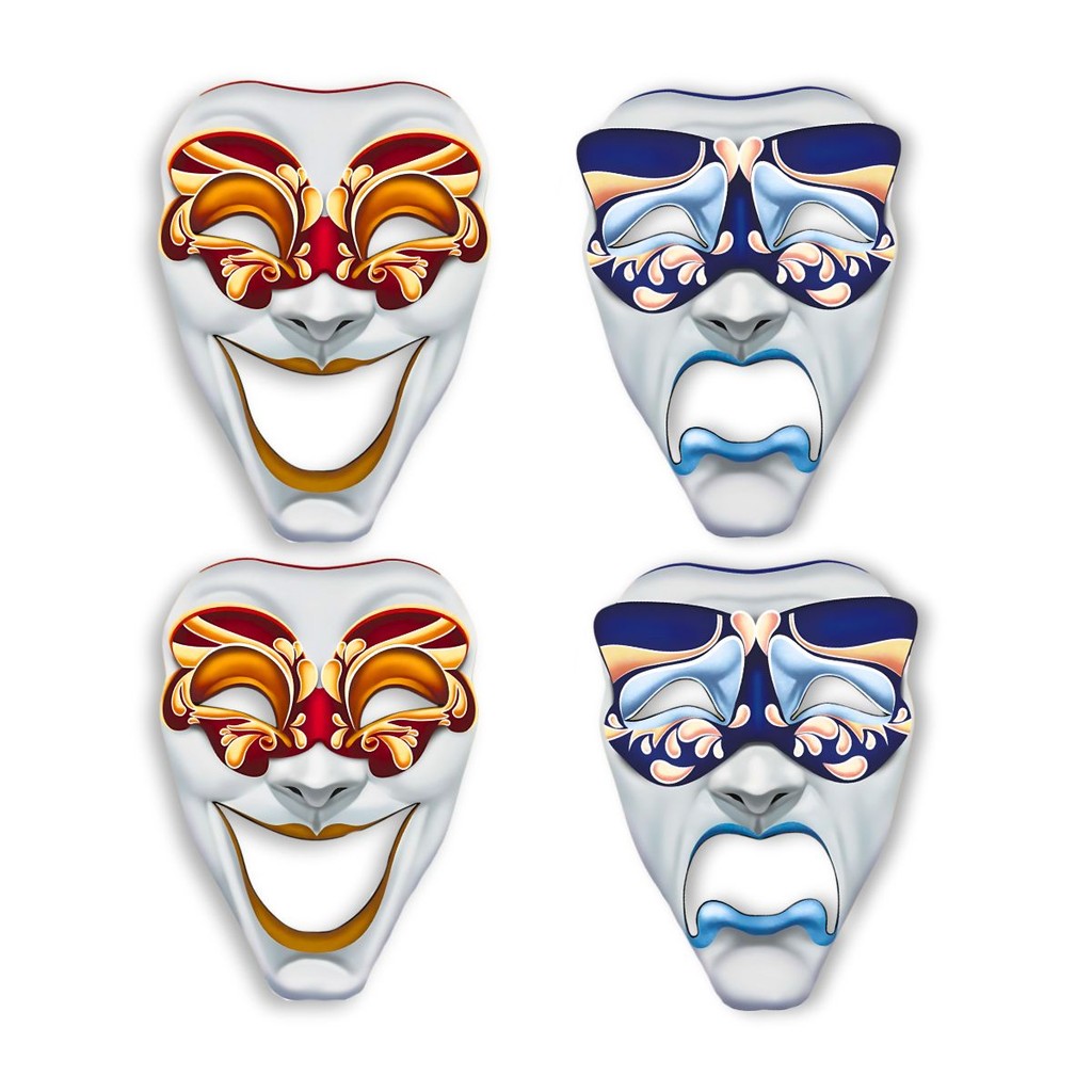 12 Máscara Teatro Festa Fantasia Baile De Carnaval