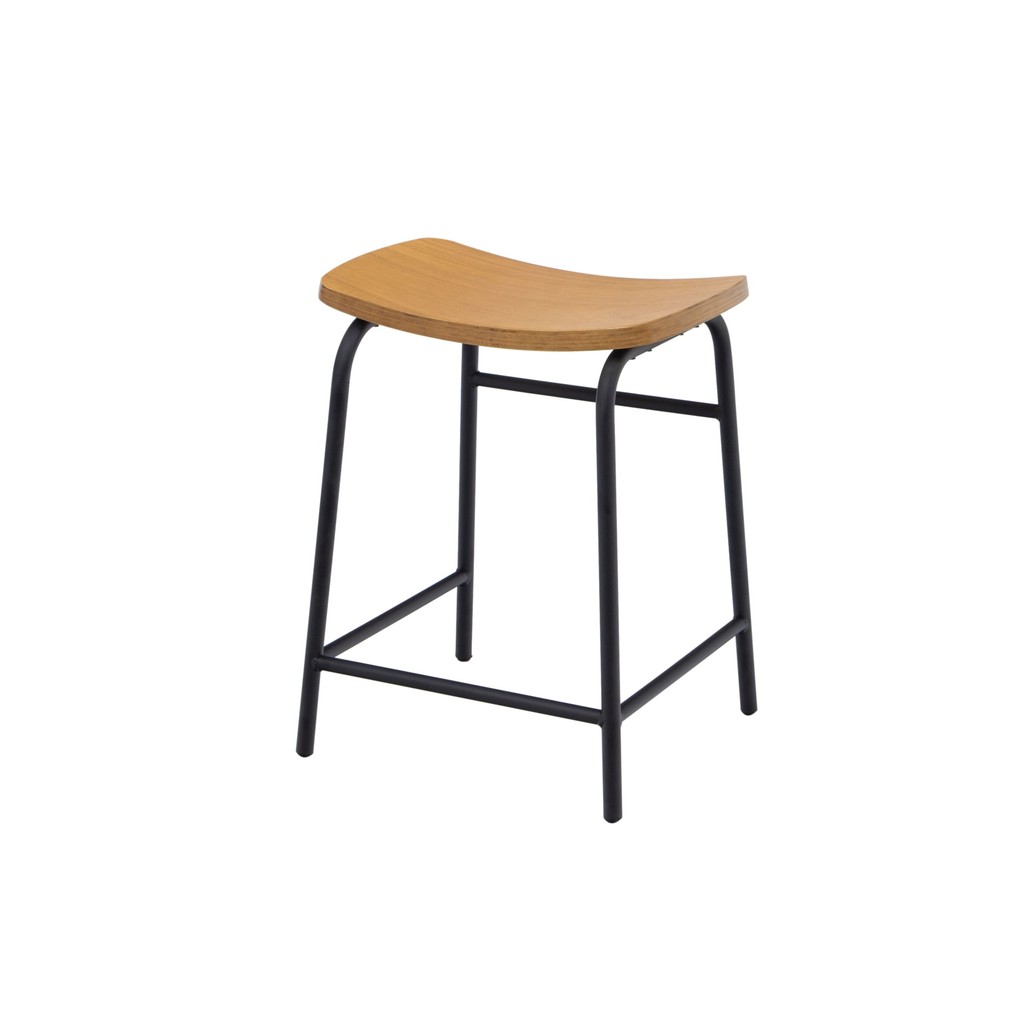 Banqueta Industrial Baixa Com Assento Anatômico Decorativa em Oferta na Shopee