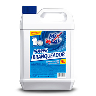 Alvejante Clorado Tira Manchas Power Branqueador Mix Lar - 5 Litros