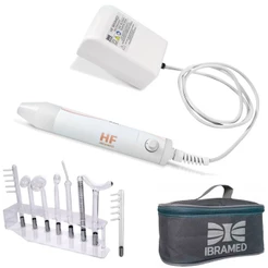 HF - Alta Frequência Ibramed KIT com 08 ELETRODOS + RACK Organizador