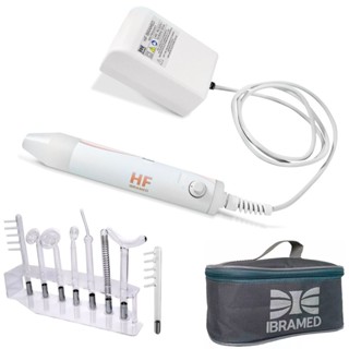 HF - Alta Frequência Ibramed KIT com 08 ELETRODOS + RACK Organizador em Oferta na Shopee