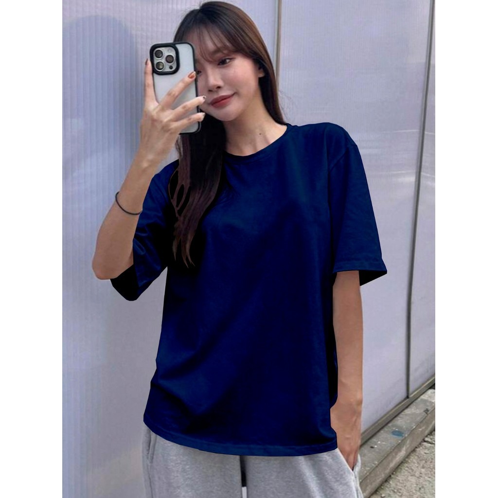 Camiseta Oversized Feminina Aesthetic Life Style Casual T Shirt Lisa Estilosa Camisa Streetwear