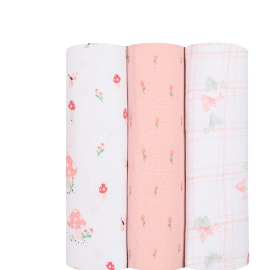 Cueiro Papi Flanelado Estampa Cogumelo - 3 Peças em Oferta na Shopee