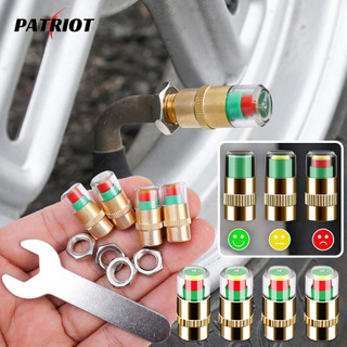 Unidades/Conjunto Tampa De Aviso De Pressão De Pneu De Carro-Para , Motocicleta , Bicicleta-Válvula De Núcleo De Cobre