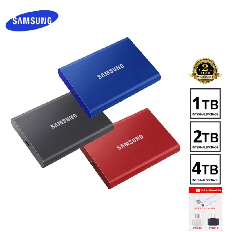 Samsung HD externo SSD T5 1 TB-128 TB Desktop SSD externo Disco rígido portátil