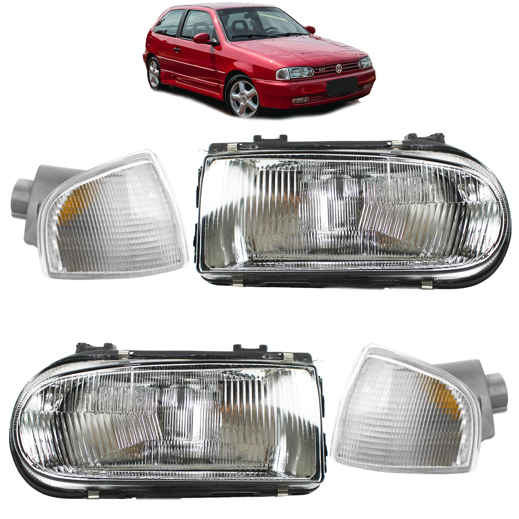 PAR Farol Lanterna Gol 1995 1996 1997 1998 1999 G2 Policarbonato em Oferta na Shopee