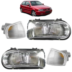 PAR Farol Lanterna Gol 1995 1996 1997 1998 1999 G2 Policarbonato