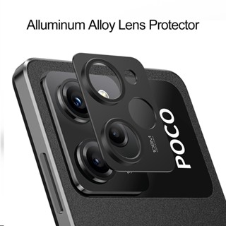 ​ Capa Protetora Para Câmera De Liga Metálica Xiaomi Poco X5 Pro 5G PocoX5 PocoX5Pro 9H Do Anel À Prova De Choque Da Lente Traseira