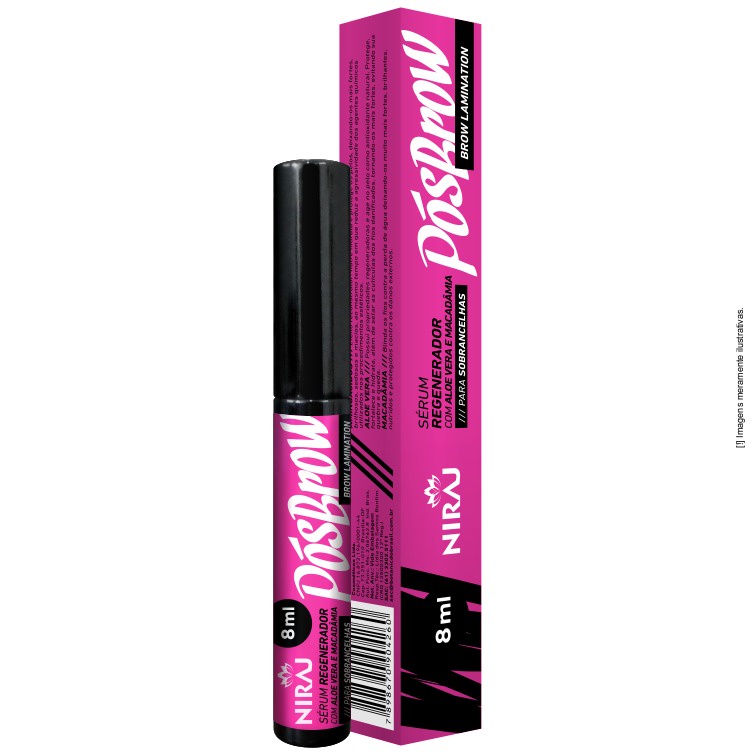 SERUM NIRAJ POS BROW 8ML ROSA em Oferta na Shopee