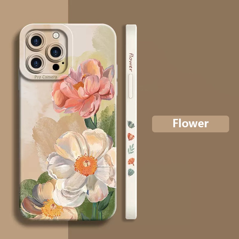 Arte Aquarela Tulipa Flores Caixa De Telefone Para Xiaomi Redmi Nota 12 11 Pro Plus Turbo 5G 12 4G 12S 11S 10S 10 9S 9 12C 10C Capa Macia À Prova De Choque