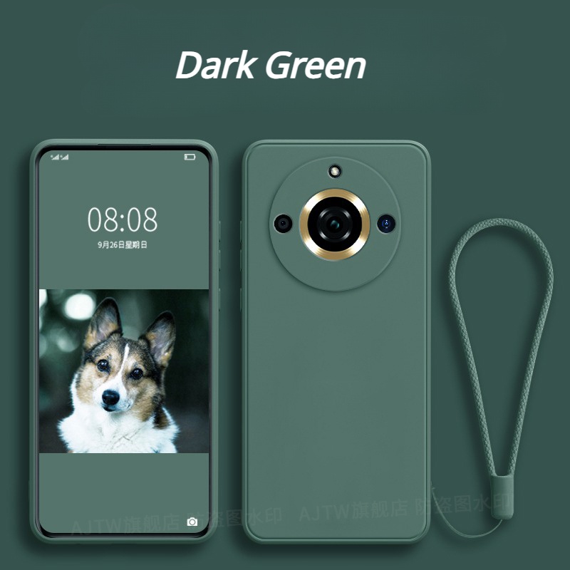 Capa Para Telefone Celular De Silicone Líquido Anti-Impressão Digital Realme C51 11 Pro + De Alta Qualidade Com Landyard em Oferta na Shopee