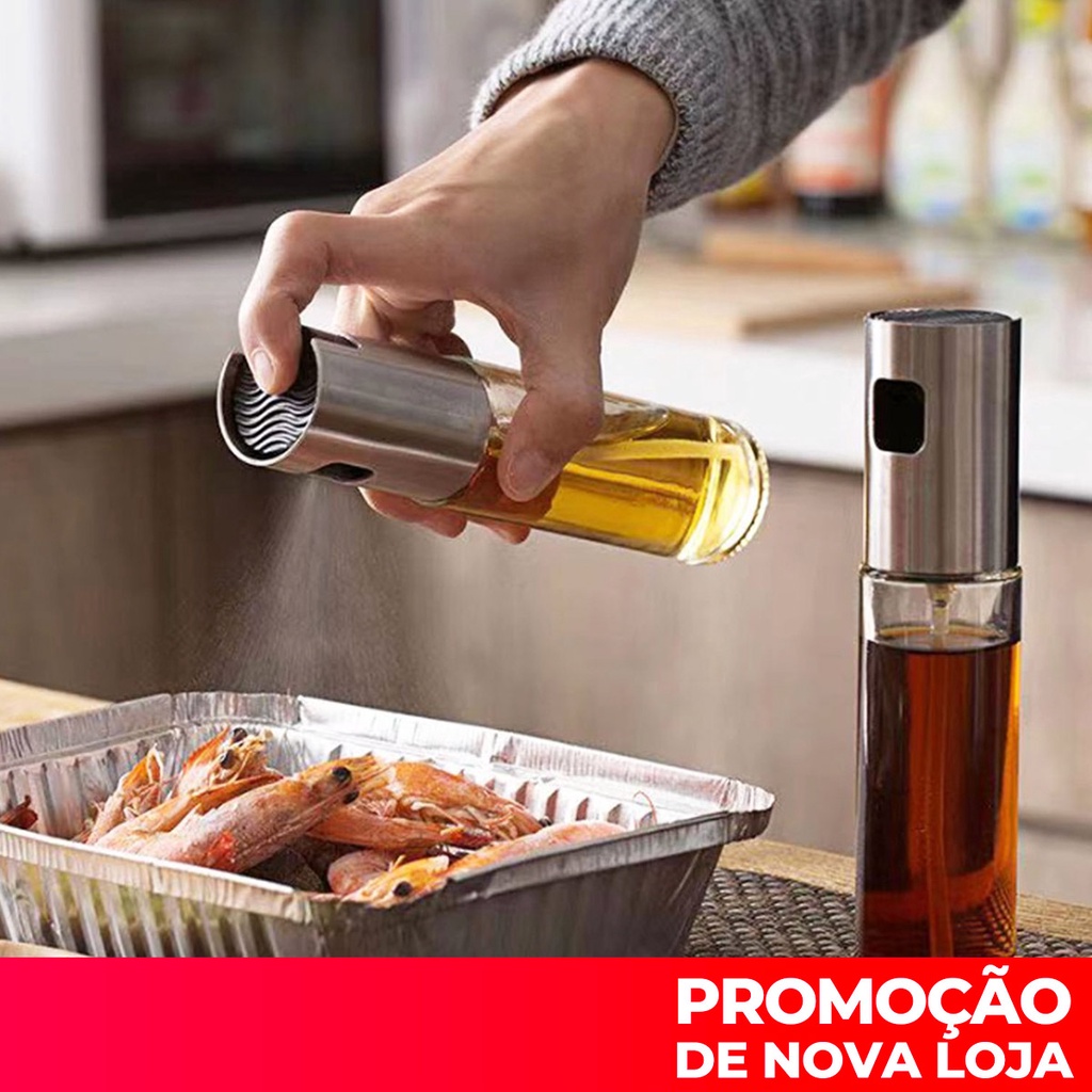 Spray Pulverizador Borrifador Azeite Vinagre Em Vidro casa cozinha spray azeite 100ml