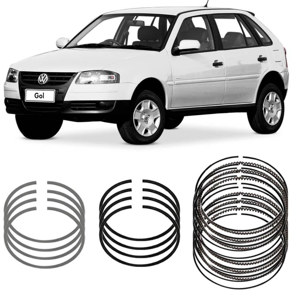 Jogo Anel Segmento STD Gol G4 1.0 2008 a 2014 Metal Leve