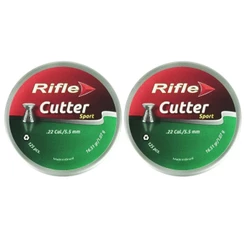 2x Chumbinho/Carabina 5.5mm 125un Rifle Cutter 16.51gr
