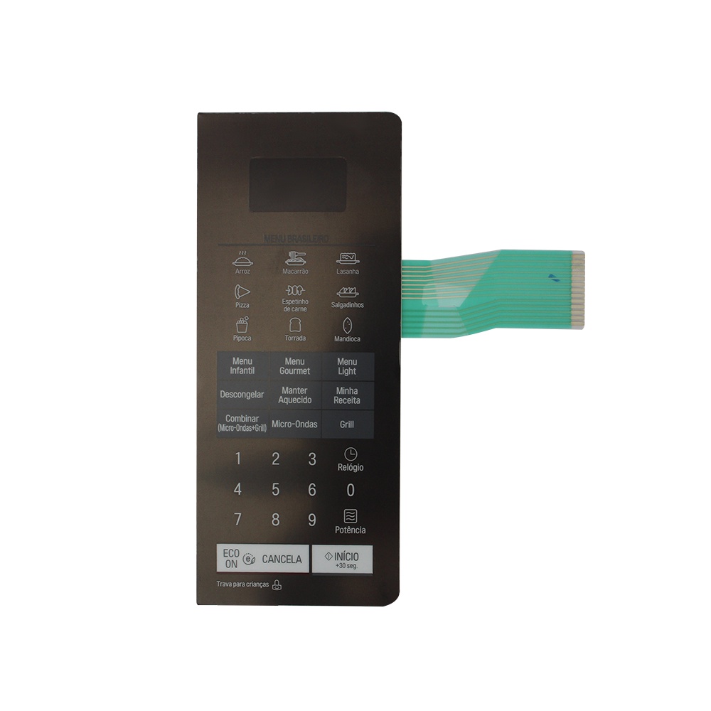 Teclado Microondas Compatível Modelo MH 7057 Q GRILL