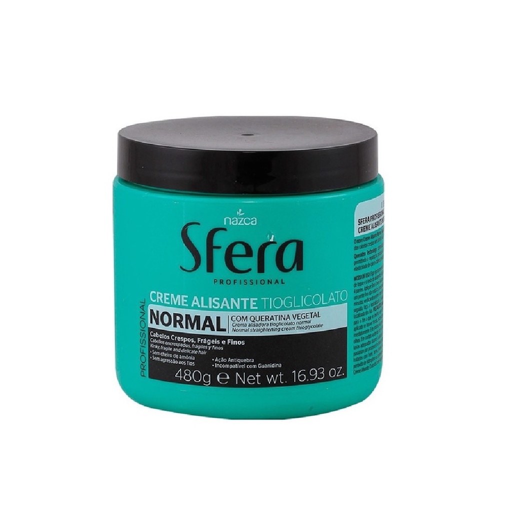 Creme Alisante Sfera Nazca Normal Tioglicolato Amônia 480g em Oferta na Shopee