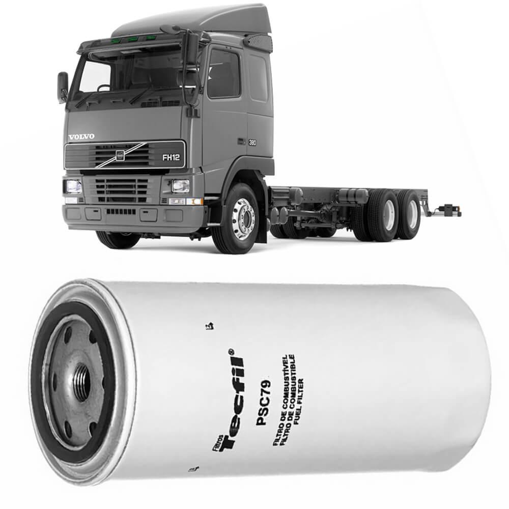 Filtro Combustível Volvo Fh Fm Nh D12 94 A 2006 Tecfil Psc79
