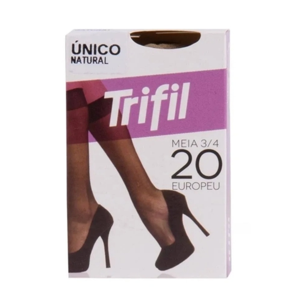 Meia Calça Trifil 3/4  Natural - Tamanho Único em Oferta na Shopee