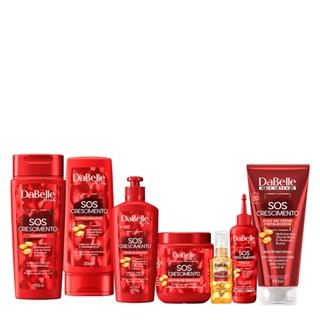 Kit DaBelle Hair SOS Crescimento Full - Máscara 400g (7 Produtos)