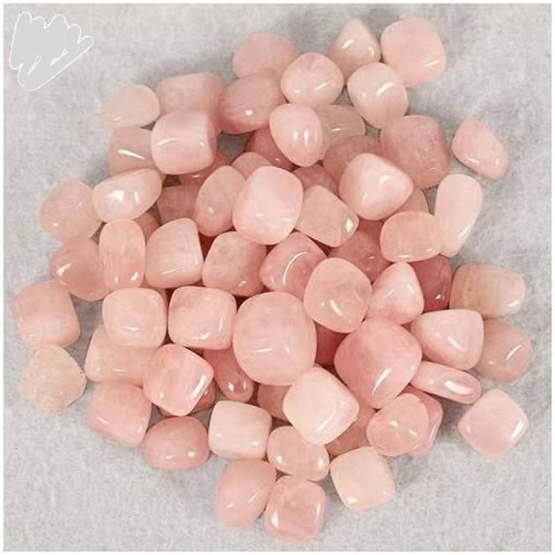 Kit De Pedra Quartzo Rosa Natural Cristal Pequeno 100g