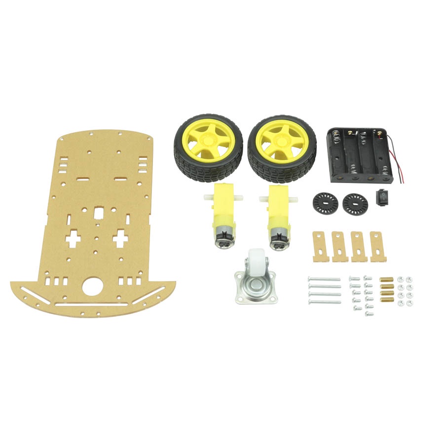Kit Chassi Robô 2wd Com Rodas - RoXo