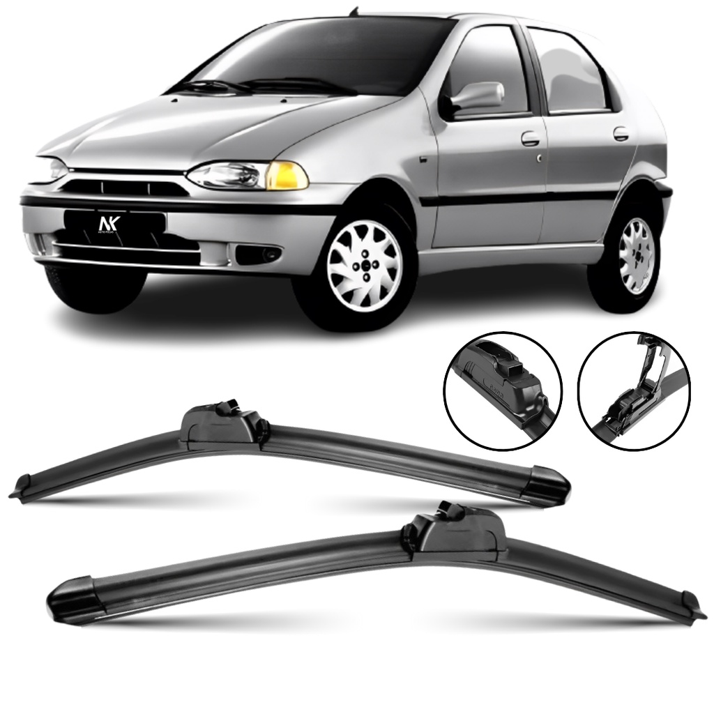 Par Palheta Limpador Parabrisa Fiat Palio 96 97 á 2000 1° Linha em Oferta na Shopee