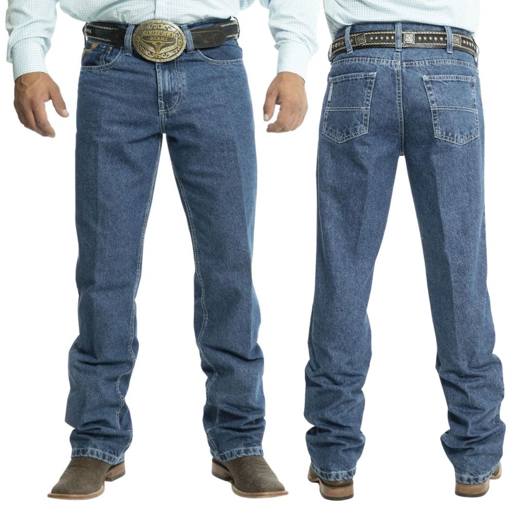 Calça Jeans Masculina Original King Farm Para Usar Com Bota Texana Stone Gold 3.0 Relaxed Fit R.0490