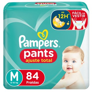 Fralda Pampers Pants Ajuste Total Tamanho M 84 Unidades