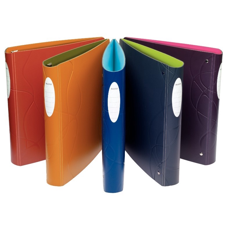 Kit com 10 Pasta Fichário Leitz Flash Nature A4 280 fls Softclick Cores Sortidas Perolizadas 63932 em Oferta na Shopee