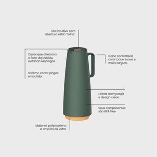 BULE TERMICO EXATA 1L VERDE 61636107