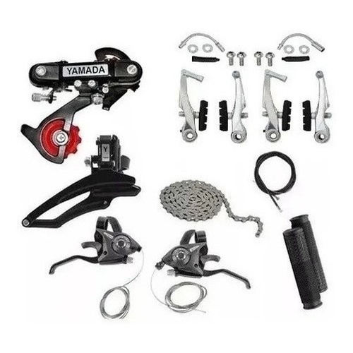 Kit Relação 21v Aro 20, 24 E26 Bicicleta Bike Trocador Index