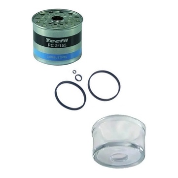 Copo Vidro + Filtro Bomba Diesel Cav Perkins D10 D20 F4000 em Oferta na Shopee