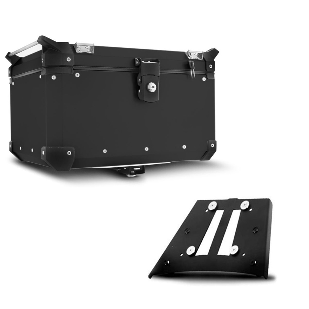 Baú+Base De Fixação Top Case 48 Litros Super Adventure Bmw Gs 1200 2005/12