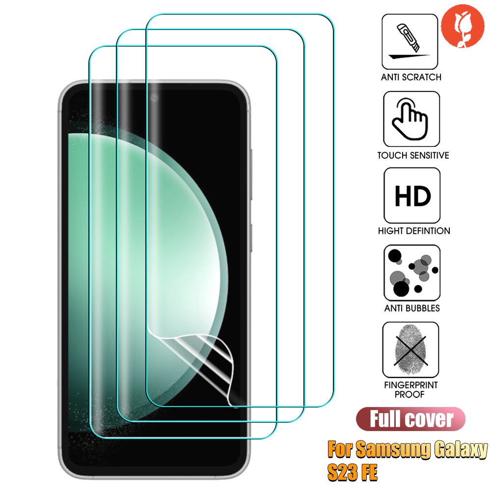 Protetor De Tela De Alta Qualidade À Prova De Choque Durável Anti-Queda Para Smartphone/HD Impressão Digital Filme Hydrogel Samsung Galaxy S23 FE