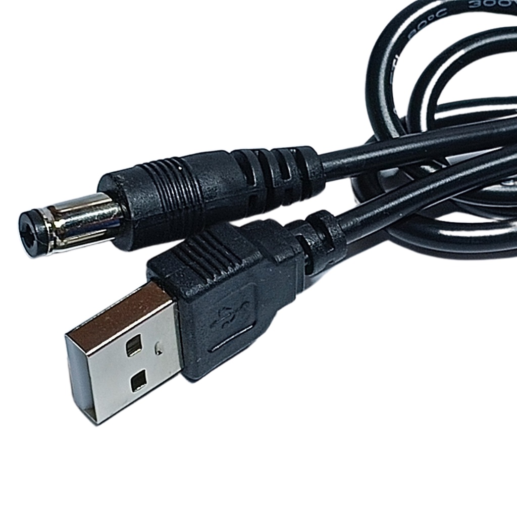 Cabo Carregador 90 cm Usb P4 Pino 5.5x2.1 Fonte Conector